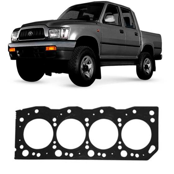 Junta Cabeçote Toyota Hilux 2 8 95 2001 Metálica Sabó