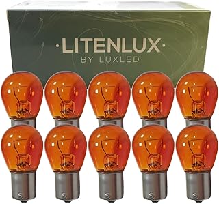 Kit 10 Lampadas Miniatura Ambar Seta BAU15S 12V 10W Gauss GL0067D
