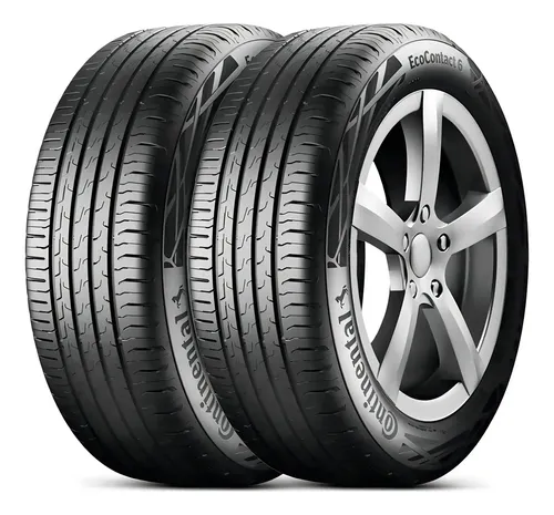 Kit 2 Pneu Aro 16 215 55R16 Continental Ecocontact 6 97Y Tl Xl