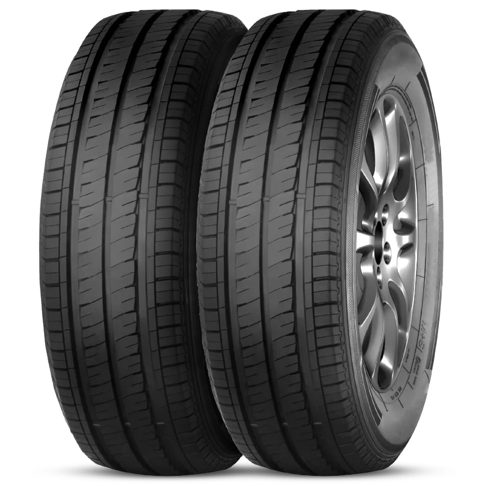 Kit 2 Pneu Aro 16 225 65R16 Durable 112 110R 10PR Tl Cargo 4