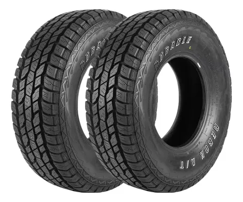 Kit 2 Pneu Aro 16 285 75R16 Durable 126 123R 10PR Rebok T Ms Letras Brancas