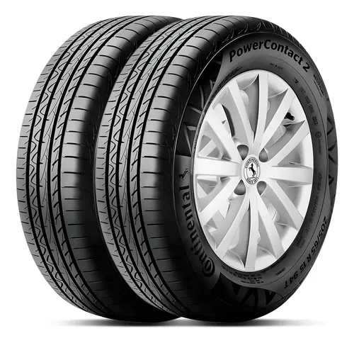 Kit 2 Pneu Continental Aro 16 195 50R16 84H POWERCONTACT2
