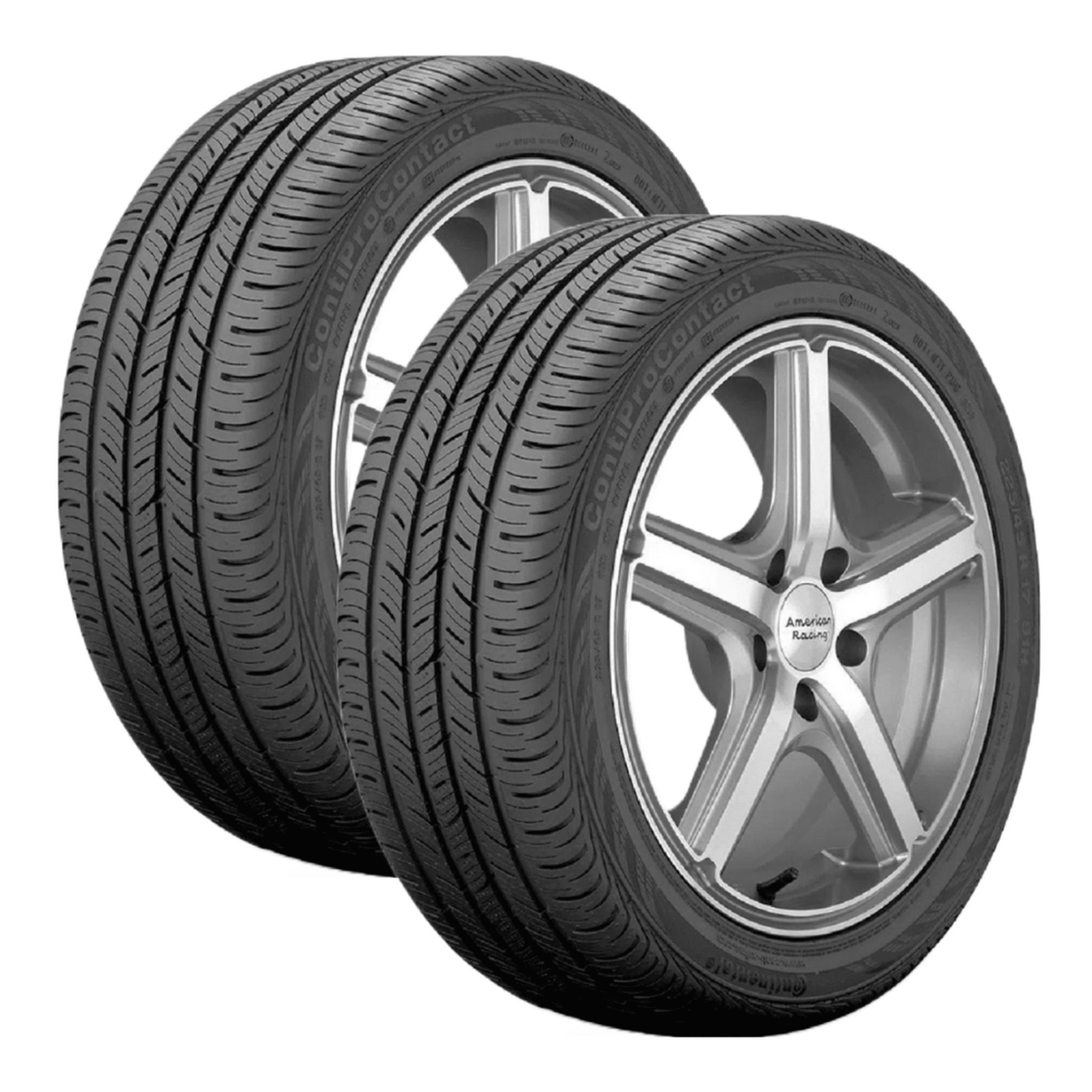Kit 2 Pneu Continental Aro 16 205 70R16 96H Procontact