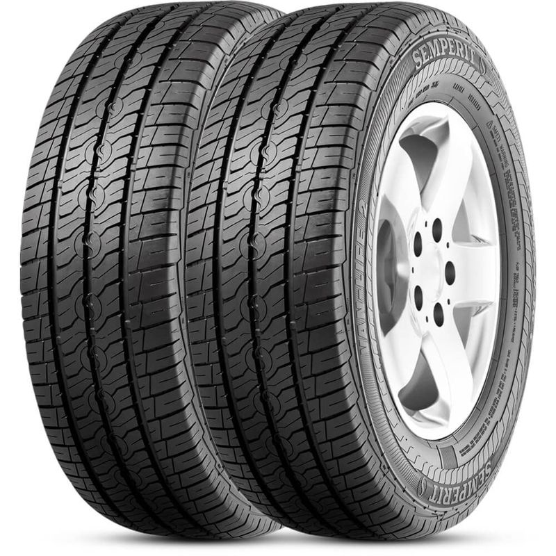 Kit 2 Pneu Continental Semperit Aro 16 195 75R16C 107 105R 8PR Van Life 2