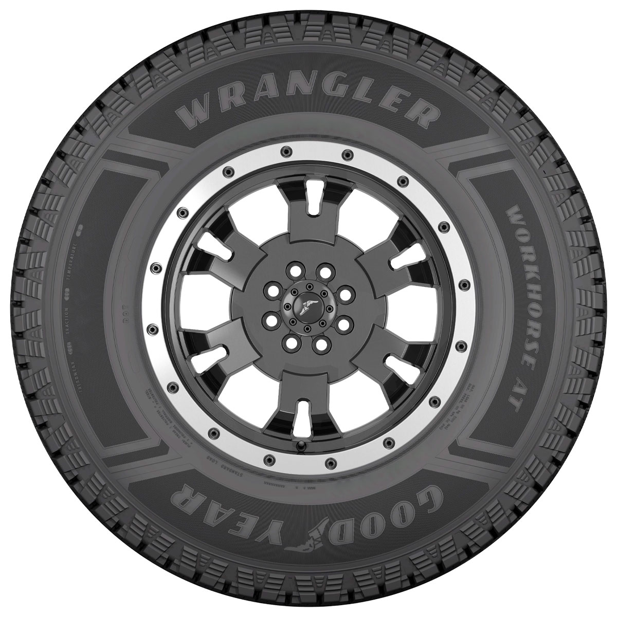 Kit 2 Pneu Goodyear Aro 16 235 70R16 109T Tl Xl Wrangler Workhorse At