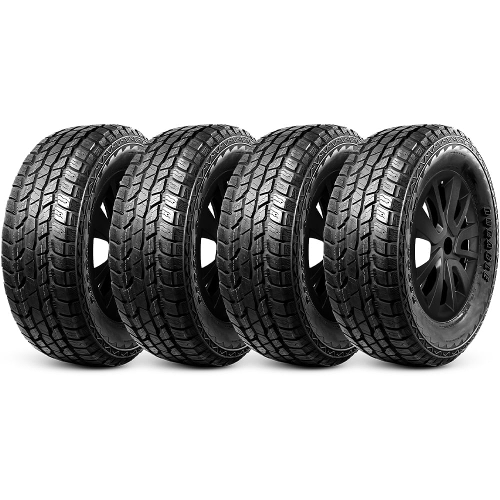 Kit 4 Pneu Durable Aro 16 245 70R16 107T Tl Rebok T