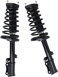 PAROD Amortecedor de amortecedor adequado para Toyota Camry 1997-2001, Solara 2.2L L4 1999-2003 traseiro com montagem de mola helicoidal #171681 171680 esquerda e direita