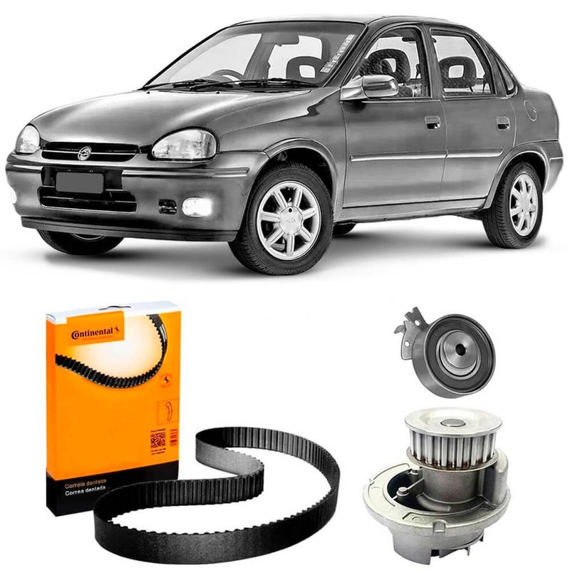 Kit Correia Dentada Corsa 1 0 1 4 8V 94 96 Bomba Água