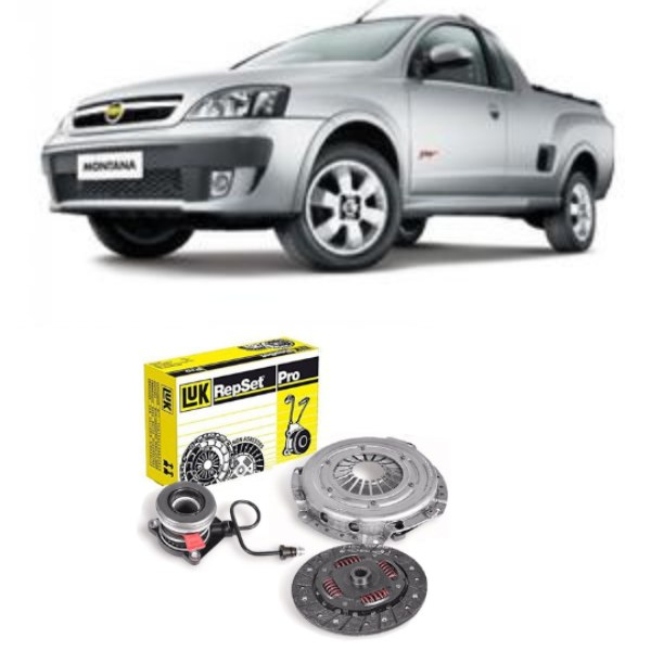 Kit Embreagem Chevrolet Montana 1 4 2008 2010 Luk 6203236090