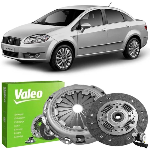 Kit Embreagem Fiat Idea Dualogic 1 8 2010 2016 Valeo Atuador Luk 5100205100