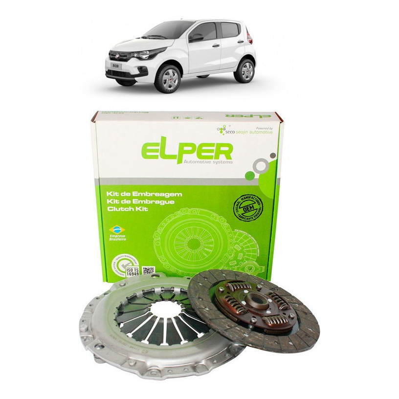 Kit Embreagem Fiat Uno Argo Cronos 1 3 8V Firefly Gsr 2017 2022 Elper 70374