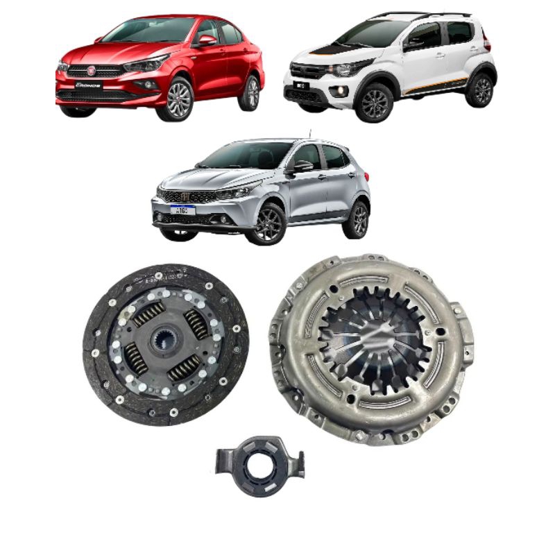 Kit Embreagem Fiat Uno Argo Cronos Mobi 2017 2022