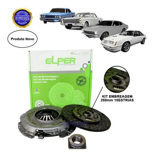 Kit Embreagem Galaxie Landau Maverick Mustang V8 302 Elper 80366
