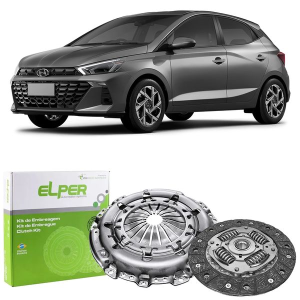 Kit Embreagem Hyundai HB20 1 0 12V 2023 2024 Elper 70397