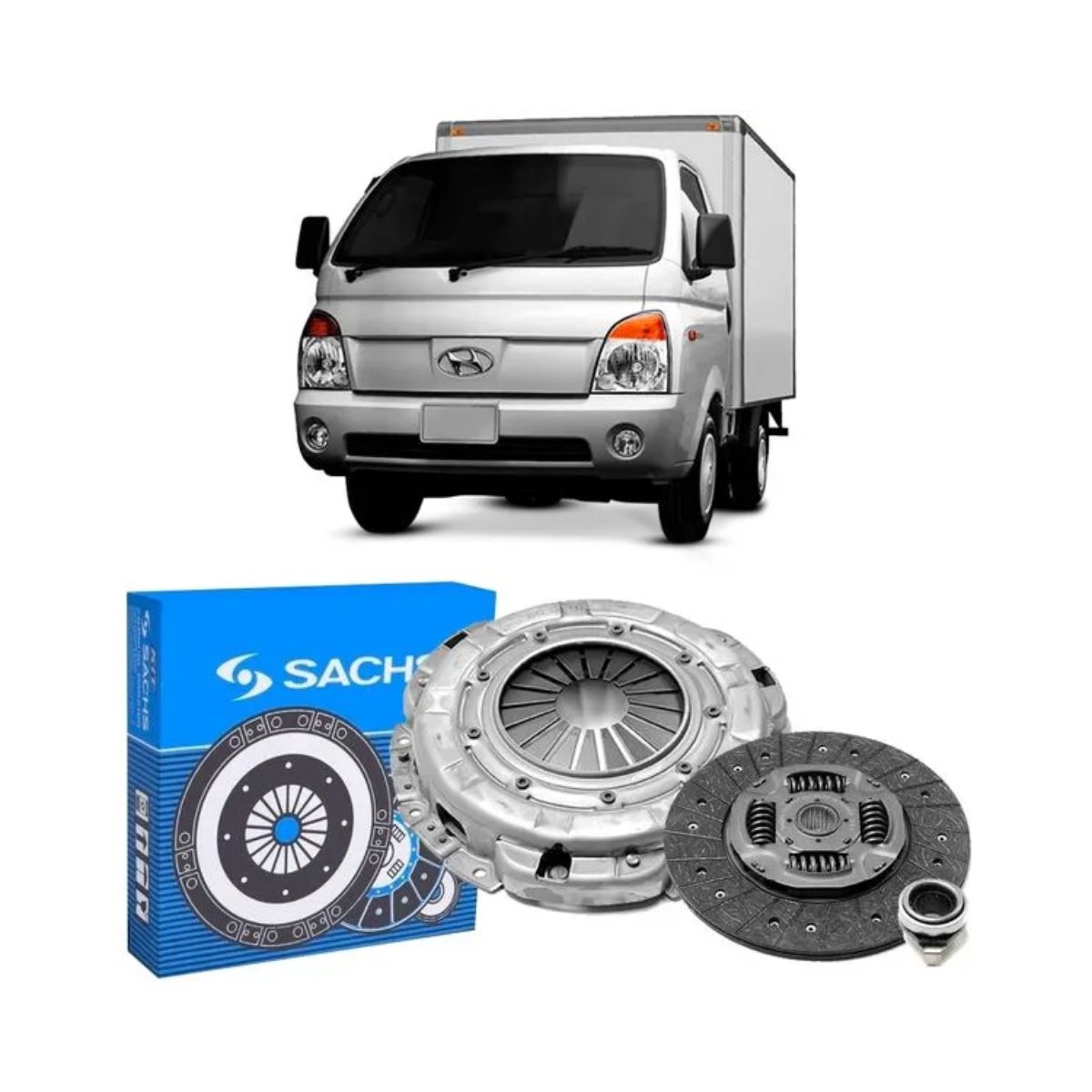 Kit Embreagem Hyundai Hr 2 5 2006 2012 Sachs 6514