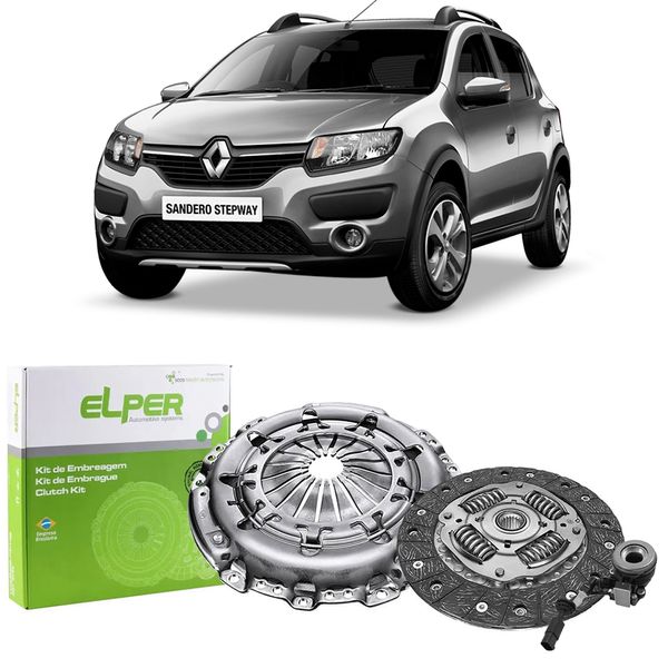 Kit Embreagem Renault Duster Logan Sandero 1 6 Elper 90361