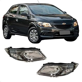 Kit Farol Milha Chevrolet Onix 2013 Auxiliar Soquete Fortluz