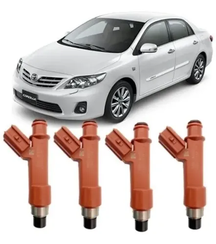 Kit Filtro Bico Injetor Toyota Corolla 1 8 18V 2007 2012 Flex Ds 1269