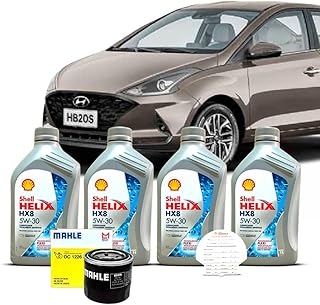 Kit Troca de Oleo 5w30 e Filtro Hyundai HB20s 1.6 16V 2020 A 2022