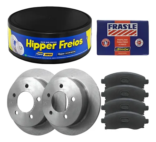 Kit Pastilha Ceramica Disco Tucson 2005 2012 Traseiro Solido Mando Bosch
