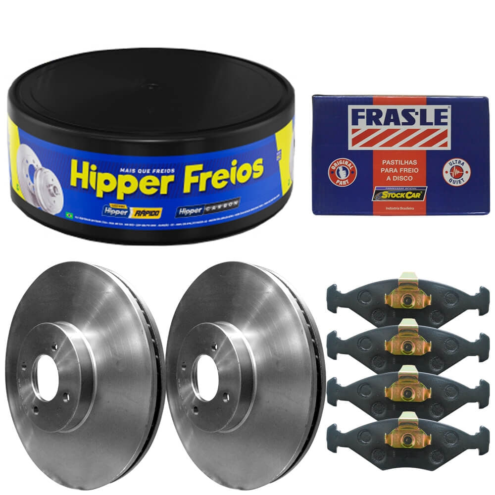 Kit Pastilha Disco City 1 5 16V 2015 2017 Dianteiro Teves Frasle Fras-le