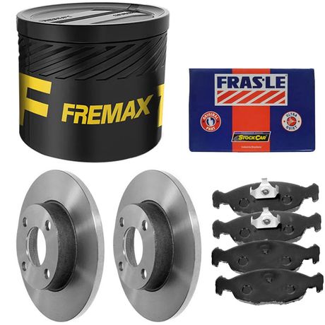 Kit Pastilha Disco Dianteiro Solido Celta 1 0 8V 2009 2014 Fras Le Fremax
