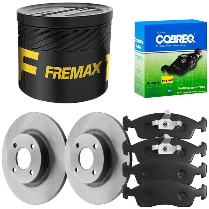 Kit Pastilha Disco Dianteiro Solido Fiat Argo 1 0 6V 2017 2023 Fremax Cobreq