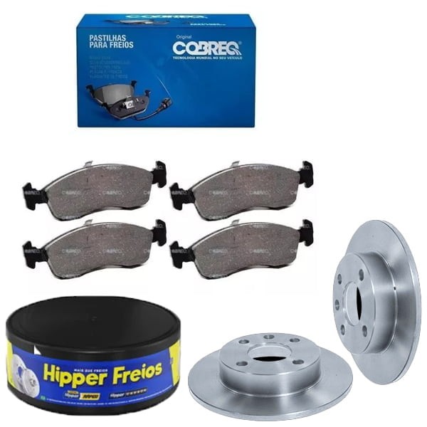Kit Pastilha Disco Dianteiro Solido Fiat Mobi 1 0 2016 2023 Hipper Freios Cobreq