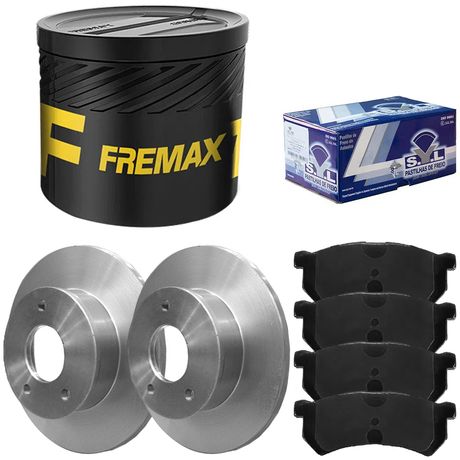 Kit Pastilha Disco Dianteiro Solido Kwid 1 0 12V 2017 2023 Fremax Syl