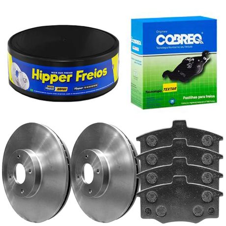 Kit Pastilha Disco Dianteiro Ventilado Chevrolet Monza 1 6 1 8 82 96 Cobreq Fremax