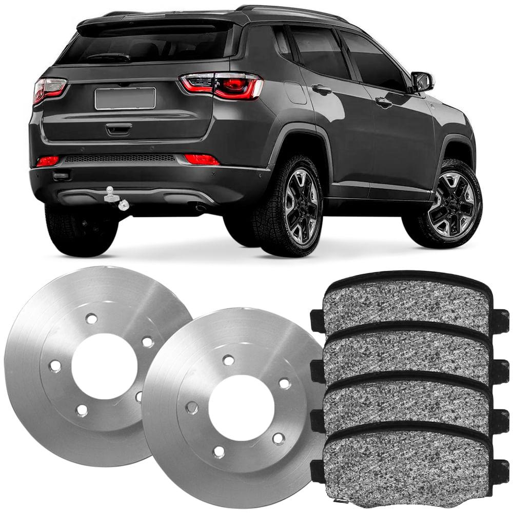 Kit Pastilha Disco Dianteiro Ventilado Compass 2 0 2018 2021 Fremax Syl