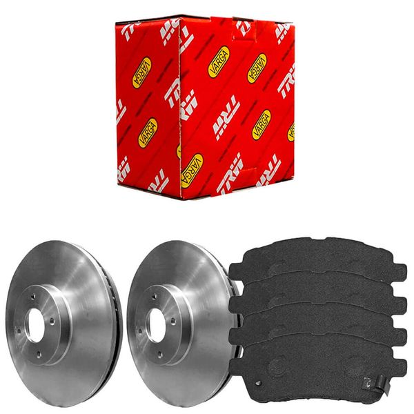 Kit Pastilha Disco Dianteiro Ventilado Ford Ka 1 5 2018 2021 TRW