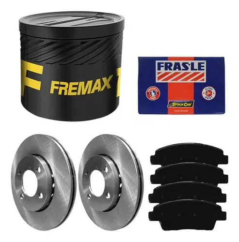 Kit Pastilha Disco Dianteiro Ventilado HB20 1 0 12V 2014 2019 Fremax Fras Le