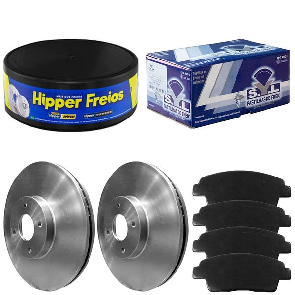 Kit Pastilha Disco Dianteiro Ventilado HB20 1 0 12V 2014 2019 Fremax Syl