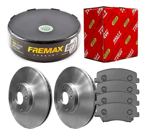 Kit Pastilha Disco Dianteiro Ventilado HB20 1 0 12V 2014 2019 Fremax TRW