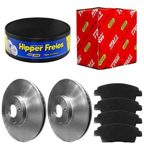 Kit Pastilha Disco Dianteiro Ventilado HB20 1 6 16V 2016 2019 Fremax TRW