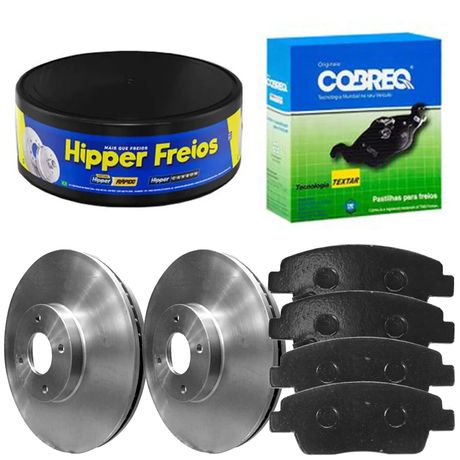 Kit Pastilha Disco Dianteiro Ventilado Hyundai HB20 1 0 2012 2018 Cobreq Fremax