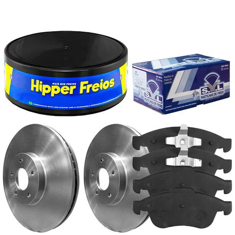 Kit Pastilha Disco Dianteiro Ventilado Renault Captur 2 0 2017 2021 Hipper Freios Cobreq