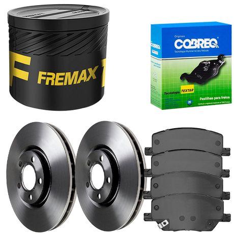 Kit Pastilha Disco Dianteiro Ventilado Renegade 1 8 2 0 2015 2023 Fremax Syl