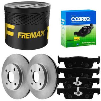 Kit Pastilha Disco Dianteiro Ventilado Sandero 1 0 1 6 2014 2020 Fremax Fras Le