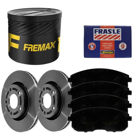 Kit Pastilha Disco Dianteiro Ventilado Sentra 2 0 2016 2020 Fremax Fras Le