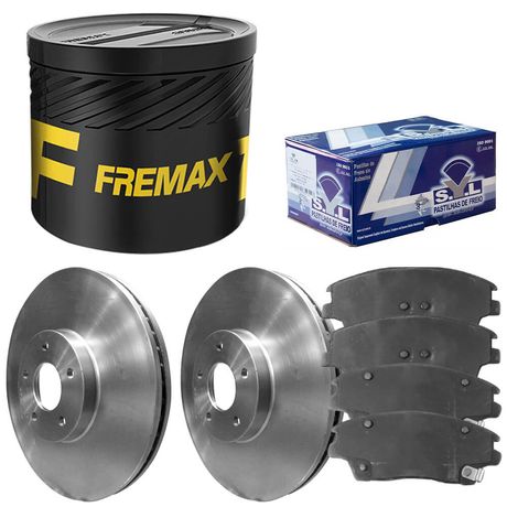 Kit Pastilha Disco Dianteiro Ventilado Sportage 2 0 2016 2021 Fremax Fras Le