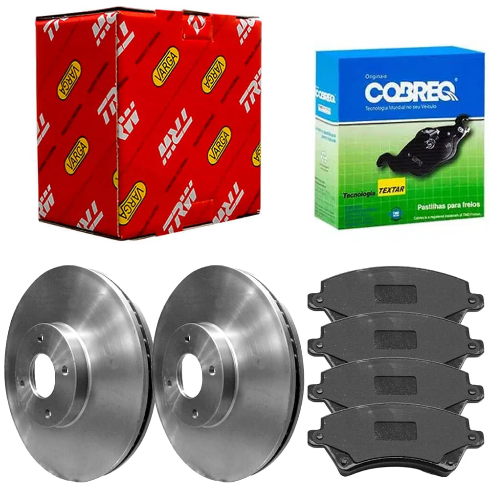 Kit Pastilha Disco Dianteiro Ventilado Toyota Corolla 1 6 1 8 Cobreq TRW