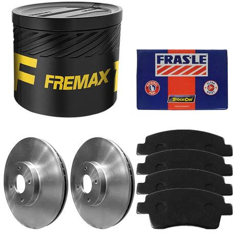 Kit Pastilha Disco Dianteiro Ventilado Toyota Etios 1 3 2012 2021 Fremax Fras Le