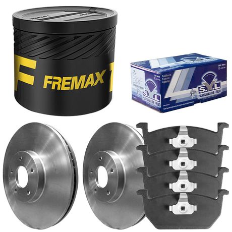 Kit Pastilha Disco Dianteiro Ventilado VW T Cross TSI 2019 2023 Fremax Cobreq