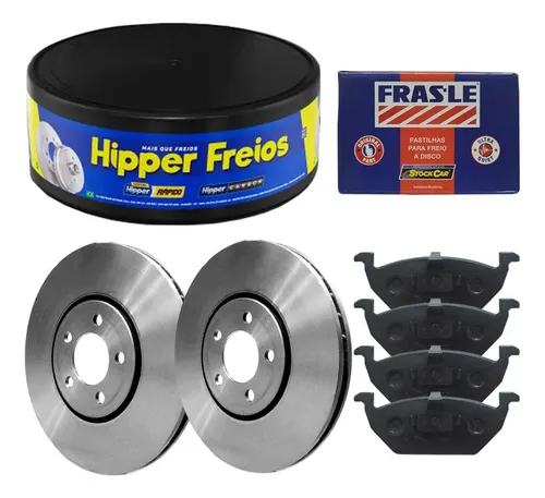 Kit Pastilha Disco Freio Bora 2 0 2000 2011 Dianteiro Teves Frasle Fras-le