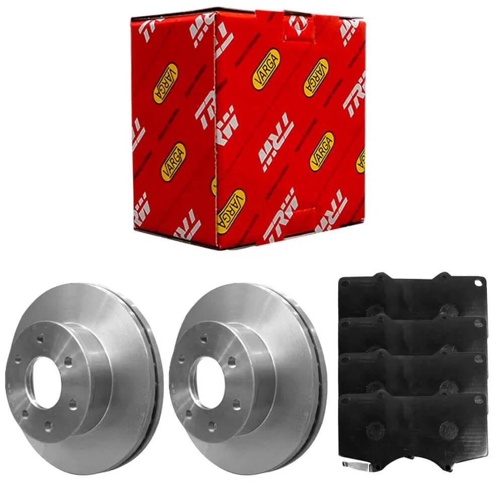 Kit Pastilha Disco Freio Hilux SW4 2002 2005 Dianteiro Ventilado TRW