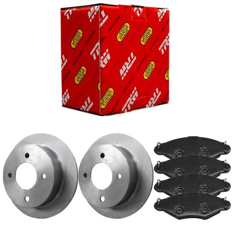 Kit Pastilha Disco Freio Peugeot 207 2009 2013 Dianteiro Solido Bosch TRW