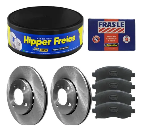 Kit Pastilha Disco Freio Peugeot 207 2009 2015 Dianteiro Ventilado