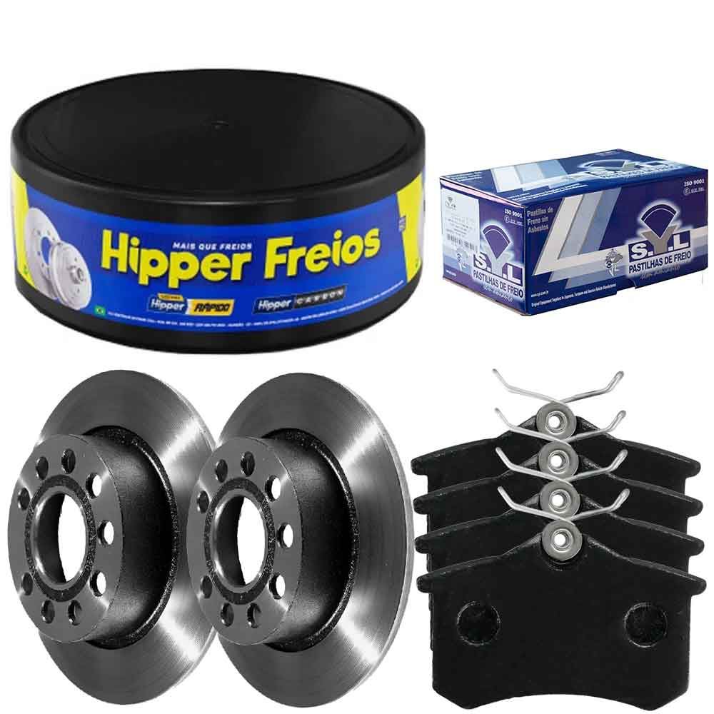 Kit Pastilha Disco Traseiro Solido Jetta 1 4 TSI 2018 2020 Hipper Freios Fras Le